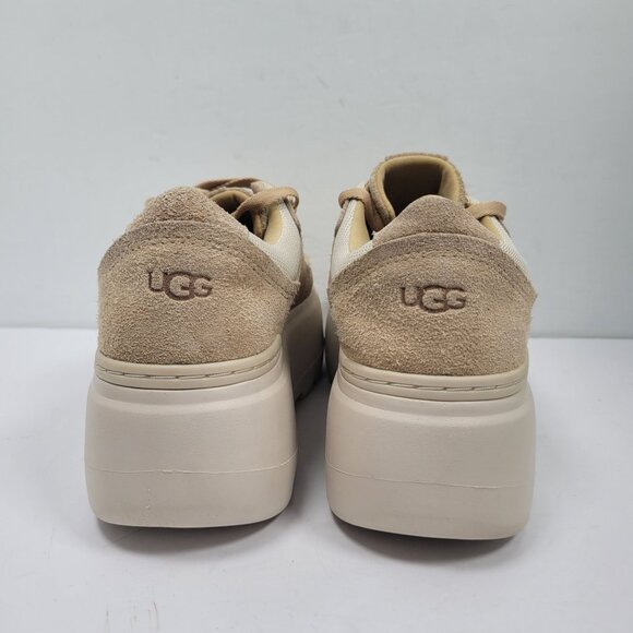 UGG Marin Mega Lace Women's Sand Platform Sneakers S/N 1130788 US Size 9 - Picture 4 of 9